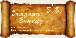 Dragana Bencuz vizit kartica